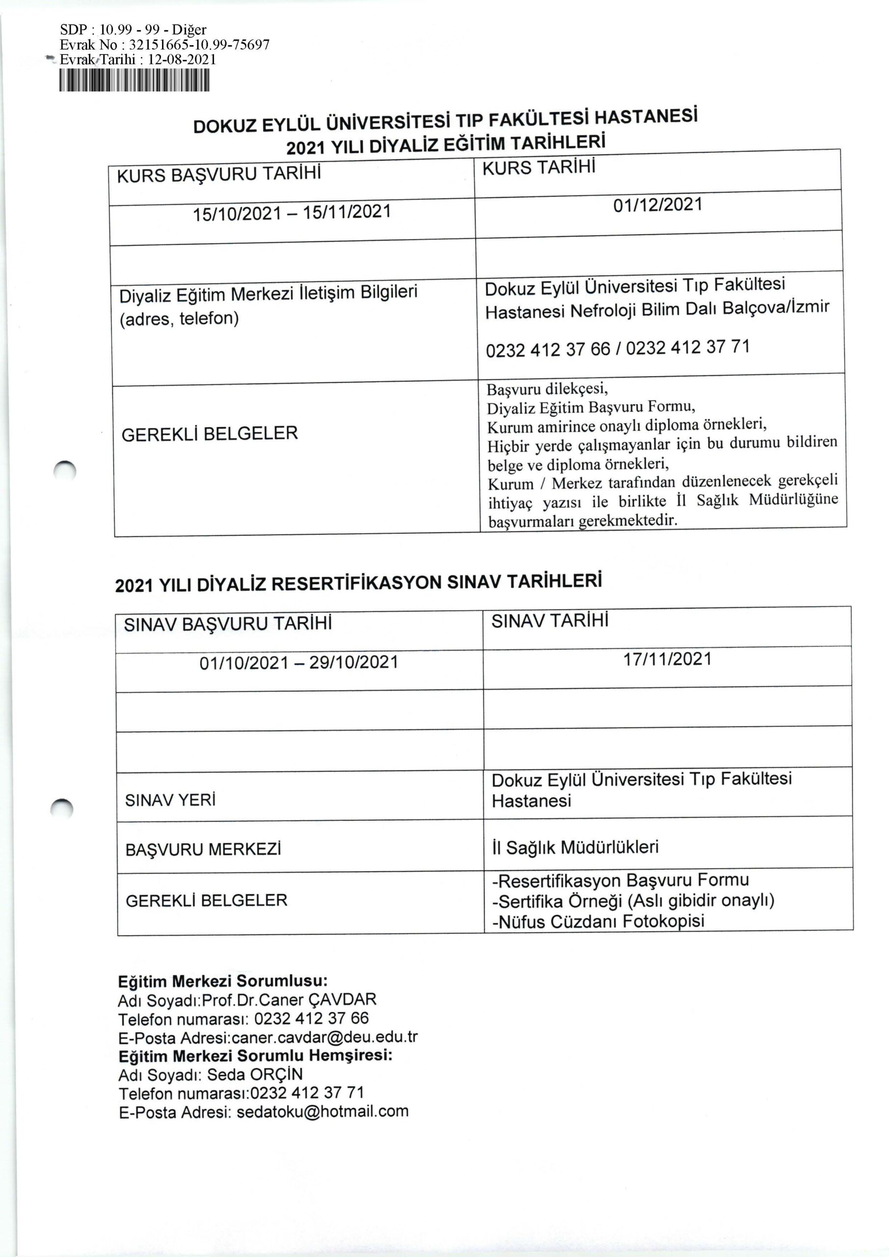 Nefroloji Resertifikasyon