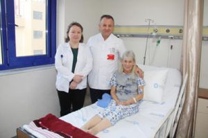British Patient Gloria Rhodes Healed at DEU Hospital